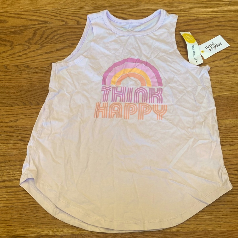Rumi + Ryder girls L Tank Top New With Tags